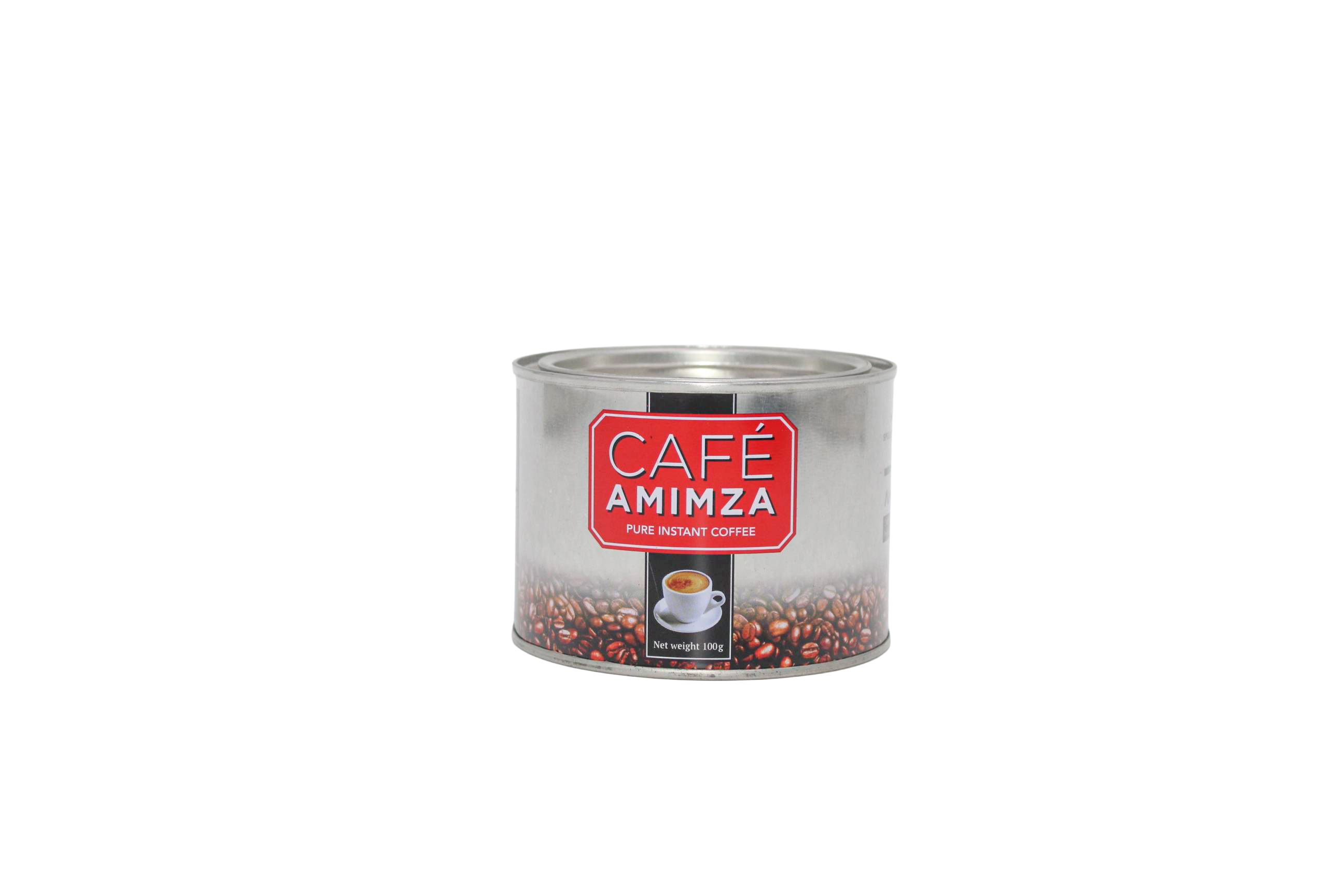 Cafe amimza pure instant coffee tins - 12x100g